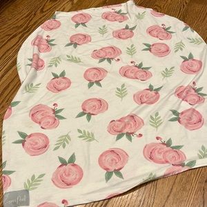 Copper pearl nursing/car seat cover